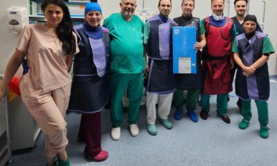 foto intervenție în premieră în românia, la spitalul din blaj.