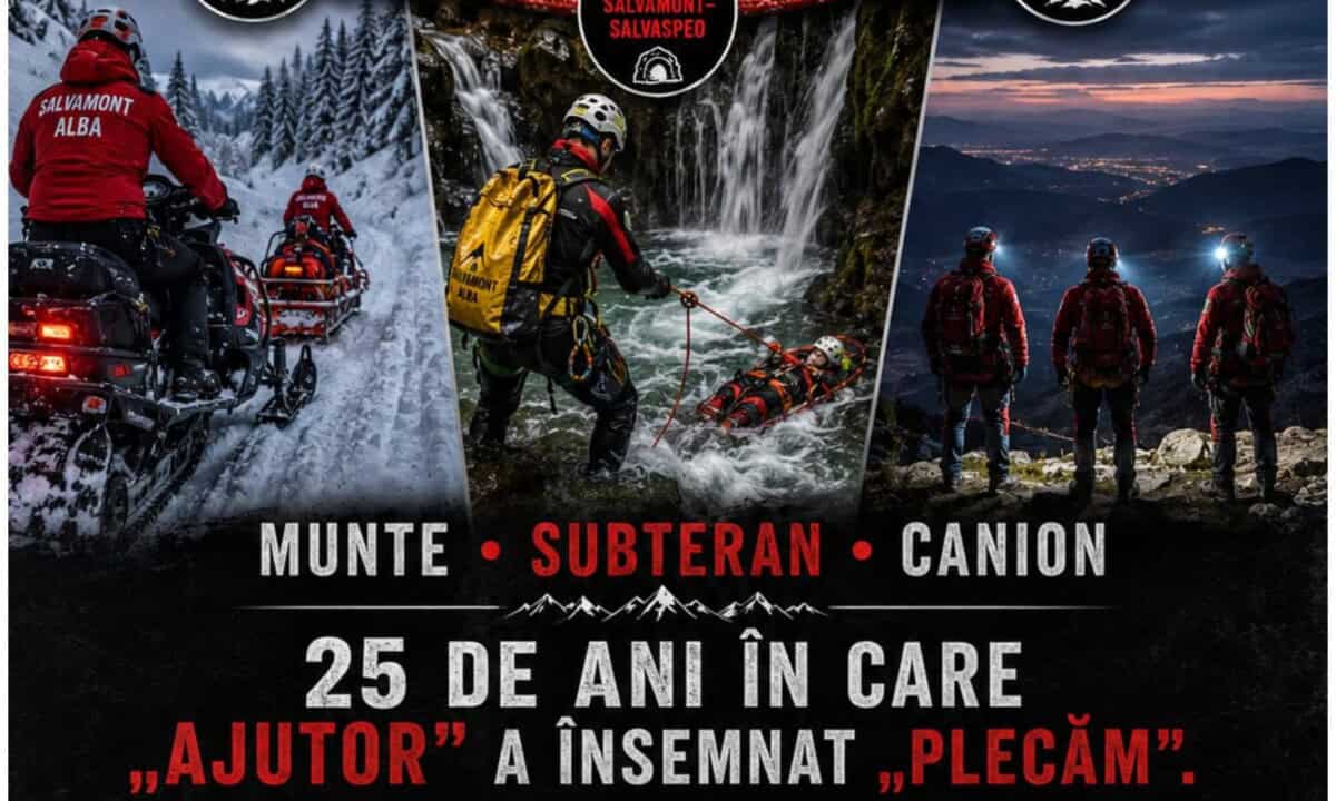 salvamont alba, la 25 de ani de activitate: 10.000 de