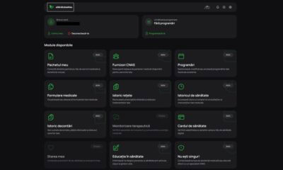 esănătateamea: pacienții pot vedea online istoricul medical și istoricul rețetelor.